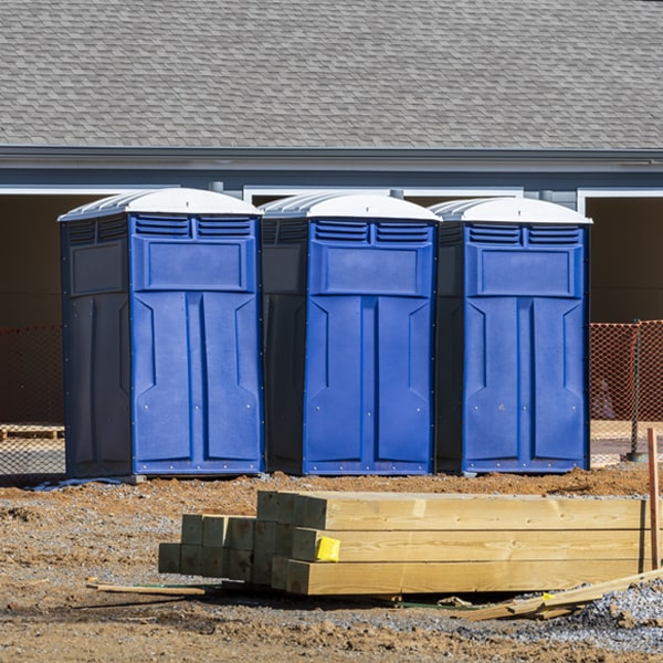 are there any restrictions on where i can place the portable restrooms during my rental period in Leonard